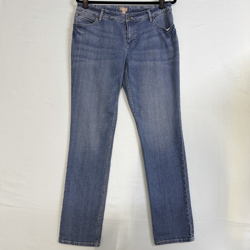 J. Jill Size-10 Women's Skinny Stretch Jeans Mediumโ Wash Pants
